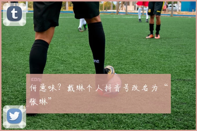 何意味？戴琳个人抖音号改名为“张琳”