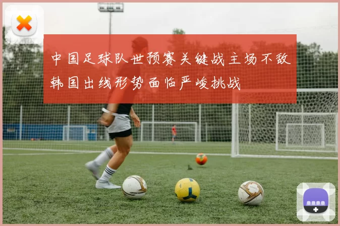 中国足球队世预赛关键战主场不敌韩国出线形势面临严峻挑战
