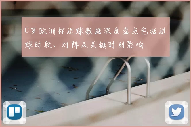 C罗欧洲杯进球数据深度盘点包括进球时段、对阵及关键时刻影响